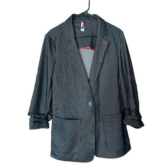 Tommy Hilfiger Jackets & Blazers - Tommy Hilfiger Striped Blazer Black